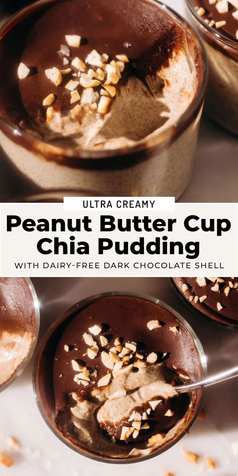 Peanut Butter Chia Pudding, Chia Pudding Recipes Healthy, Feasting On Fruit, Chia Recipe, Chia Seed Recipes, Chia Pudding Recipes, Peanut Butter Cup, Chia Pudding, High Fiber