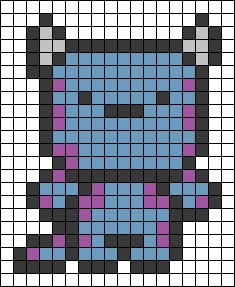 Monsters Inc Perler Beads, Sully Monsters Inc, Perler Bead Crafts, Alpha Pattern, Monsters Inc, Alpha Patterns, Perler Bead Patterns, Perler Bead, Tattoo Idea