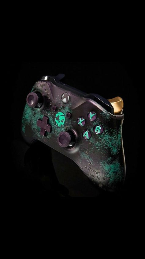 Controller Wallpaper, Xbox Party, Xbox Logo, Custom Xbox, Computer Gaming Room, Video Game Room Design, Xbox One Controller, Computer Gaming, Memes Status