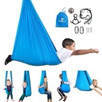 Sensory Swing Indoor, Kids Hammock, Sensory Swing, Sensory Therapy, Indoor Swing, Outdoor Hammock, Sensory Room, Teepee Kids, Cool Deck