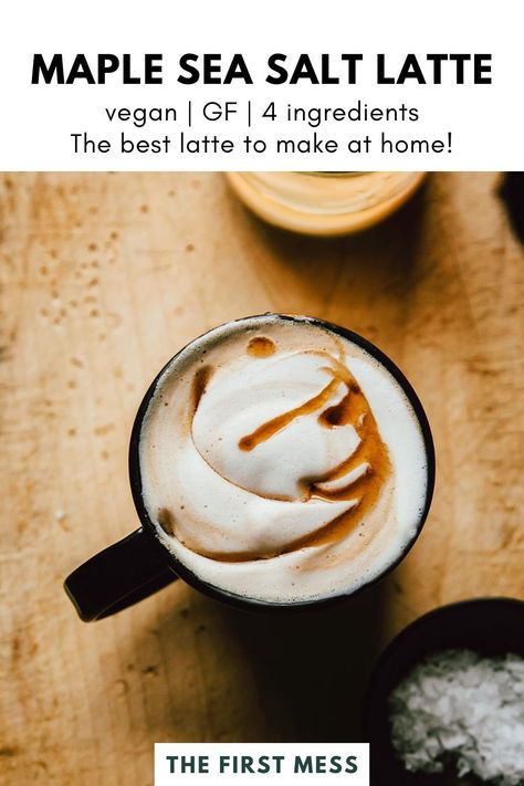 Vegan Espresso Recipes, Sea Salt Coffee Recipe, Maple Espresso Drinks, Vegan Ice Coffee, Dairy Free Espresso Drinks, Homemade Espresso Drinks Recipes, Diy Specialty Coffee Drinks, Coffee And Hashimotos, Healthy Coffee Shop Drinks