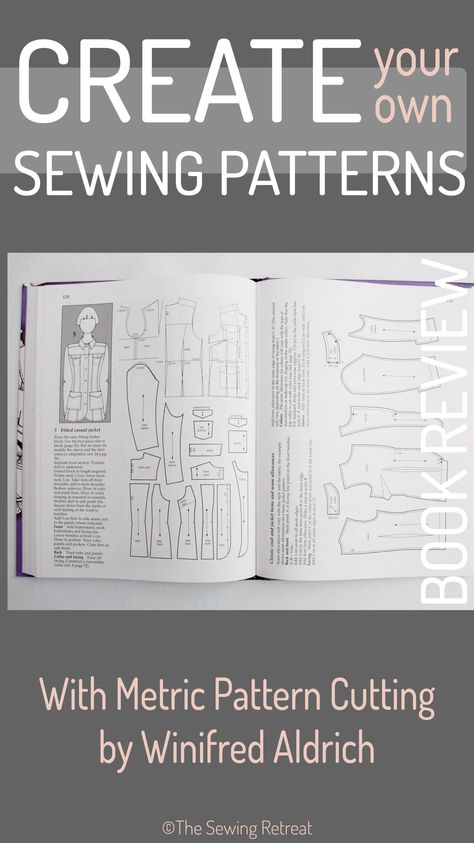 Create Your Own Custom Sewing Patterns with This Easy-to-Follow Pattern Drafting Guide Pattern Making Books, Sewing Retreats, Sewing Pattern Book, Sewing Tricks, Fitting Clothes, Fashion Design Patterns, Sewing Book, Craft Stuff, Sewing Design