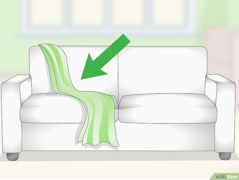 3 Ways to Drape a Throw over a Sofa - wikiHow Sofa Blanket Decor, Unique Sofa Design Living Rooms, Unique Sofa Design, Sofas Ideas Living Room, Couch Sets, Sofa Design Living Rooms, Satin Blanket, Brighten Room, Big Blanket