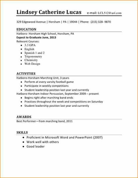 Cv Template Job ,  #CvTemplate #template High School Jobs, High School Resume Template, First Job Resume, Teen Resume, High School Resume, College Resume Template, First Resume, Job Resume Samples, Resume Objective Examples