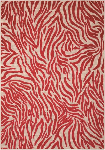 Aloha ALH04 Rug Classic Color Palette, Red Area Rug, Purple Aesthetic, Indoor Outdoor Area Rugs, Outdoor Area Rugs, Indoor Outdoor Rugs, Red Rugs, Zebra Print, Animal Print Rug