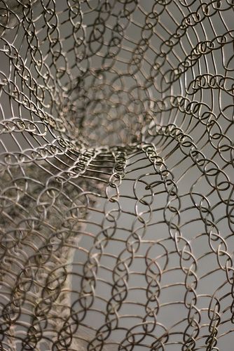 sculpture by ruth asawa | Jessica Rosenkrantz | Flickr Mesh Sculpture, Sculptures Sur Fil, Ruth Asawa, Foto Macro, Flickr Com, Materials And Textures, Wire Sculpture, Hanging Wire, Sculpture Installation