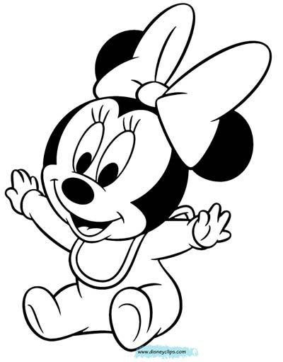 46+ Coloring Pages Of Baby Minnie And Mickey Mouse