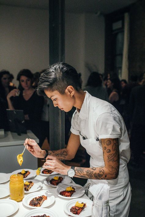 Professional Chef Aesthetic, Cooking Chef Aesthetic, Female Chef Aesthetic, Building A Table, Chef Aesthetic, Chef Lifestyle, Person Cooking, Chef Working, Chef Photography