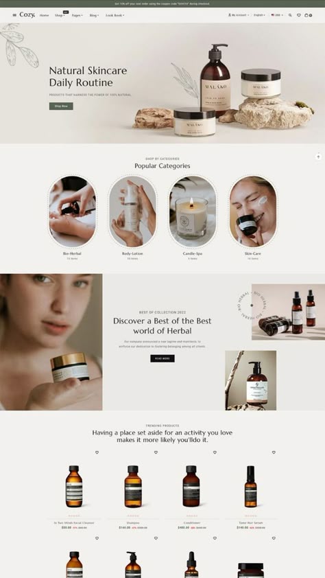 Create a stylish, professional website for your fashion business #fashion #website . #Skincare_Website #Webpage_Design_Layout #Furniture_Aesthetic #Layout_House Skincare Website, Beauty Branding Design, Webpage Design Layout, Elegant Concept, Coffee Site, Website Branding Design, Banner Store, Store Social Media, Fashion Website Design