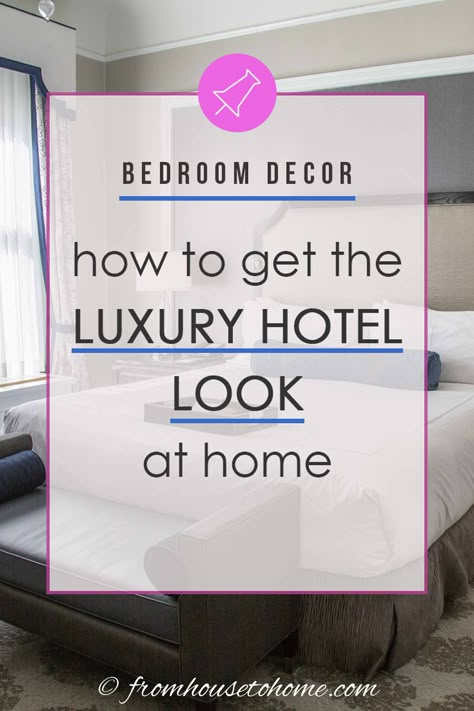 Luxury Bedroom Master Elegant Bedding, Bedroom Like A Hotel Room, Best Luxury Bedding, Beautiful Hotel Bedrooms, How To Make Your Bedroom Look Like A Hotel Room, Luxe Modern Bedroom, Lux Bedroom Decor, High End Hotel Bedroom, Beautiful Luxury Bedrooms