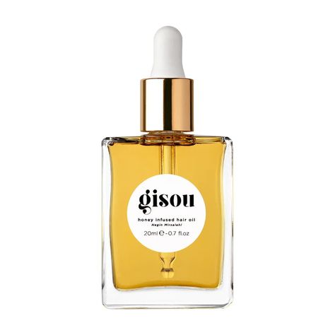 Mini Honey Infused Hair Oil - Gisou | Sephora Honey Infused Hair Oil, Infused Hair Oil, Hair Concerns, Hair Shine, Frizz Control, Eye Makeup Remover, Golden Girl, Moisturize Hair, Tinted Moisturizer