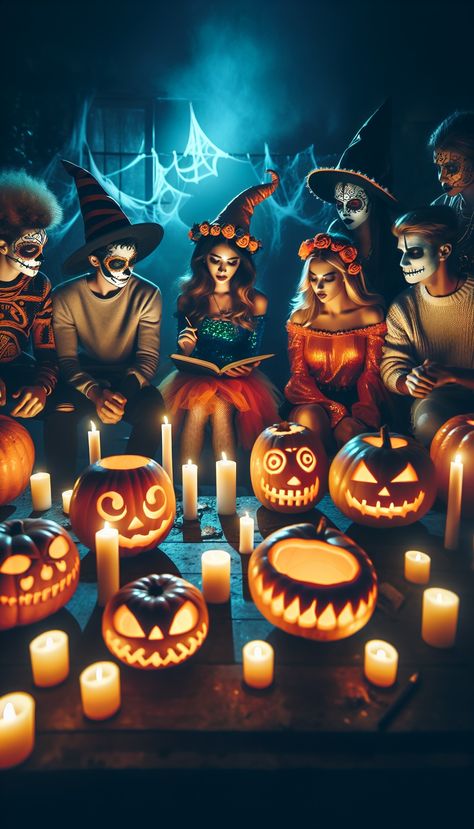 Who knew Samhain rituals could be so... boo-tiful? 🎃✨  Whether you're summoning spirits or just trying to avoid doorbell ditchers, remember: a good costume can scare away more than just goblins!  What's your favorite Halloween trick? Share below! 👻  #Samhain #HalloweenFun #SpookySeason #Rituals #CostumeParty Summoning Spirits, Samhain Ritual, Halloween All Year, Boo Tiful, Halloween Hacks, Samhain, Cool Costumes, Costume Party, Halloween Fun