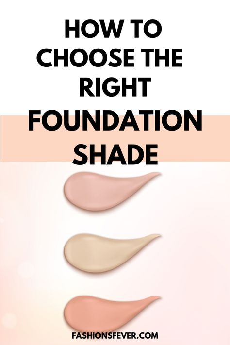 How To Choose The Right Foundation Shade or Foundation Color For Your Skin Type Tips so as to match with your skin tone perfectly. Use these makeup ideas while the next time you purchase foundation makeup products. #foundation #foundationshade #foundationcolor Right Foundation For Skin Tone, Types Of Foundation Makeup, How To Know Your Foundation Shade, Choosing Foundation Shade, How To Pick The Right Foundation Color, How To Color Match Foundation, How To Choose Foundation Shade, How To Match Foundation To Your Skin, Foundation Makeup Products