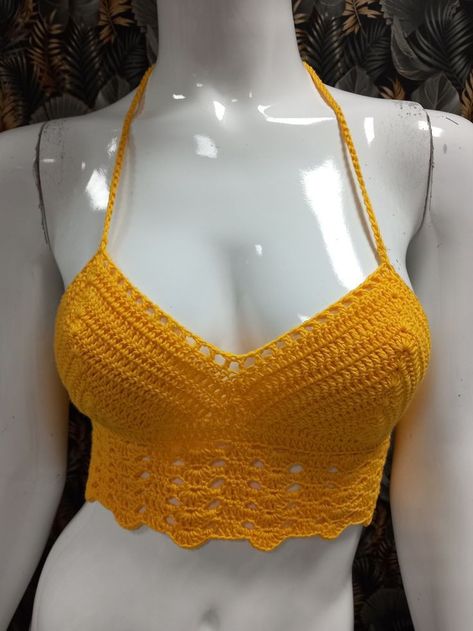 Tops Tejidos A Crochet, Crochet Top Ideas, Summer Crochet Top, Boho Whimsical, Summer Styling, Crochet Summer Tops, Crochet Summer, Crochet Things, Whimsical Fashion