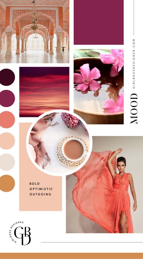 Logo Mood Board Brand Identity, Personal Branding Mood Board, Luxury Website Color Palette, Brand Colour Palette Mood Boards, Optimistic Color Palette, Bold Modern Branding, Bold Color Palette Brand Identity, Luxury Website Design Inspiration, Website Color Palette Branding