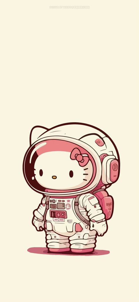 Astronaut Hello Kitty Wallpaper, Pink Astronaut Wallpaper, Astronaut Hello Kitty, Hello Kitty Space Wallpaper, Space Hello Kitty, Hello Kitty Driving, Wallpaper Hello Kitty Aesthetic, Hello Kitty Wallpaper Aesthetic, Hello Kitty Aesthetic Pfp