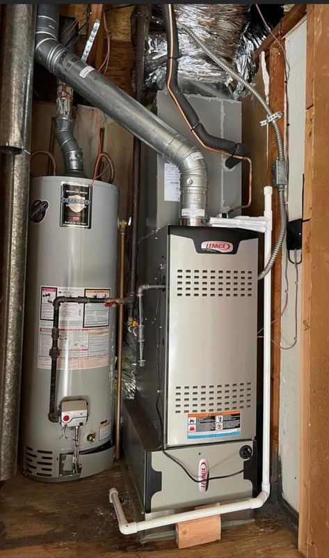 Home Heating Systems, Furnace Installation, Hvac Technician, Hvac Repair, The Burrow, Dream Cabin, Central Heating System, Duct Work, Heat Exchanger