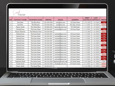 Lead Tracker Template for Google Sheets & Excel

Easily track your leads and sales with this free template. Includes features such as lead scoring, contact management, and reporting. Get started Saving Money Hacks, Sales Pipeline, Transaction Coordinator, Printable Habit Tracker, Tracker Template, Spreadsheet Template, Goal Tracker, Money Hacks, Excel Spreadsheets