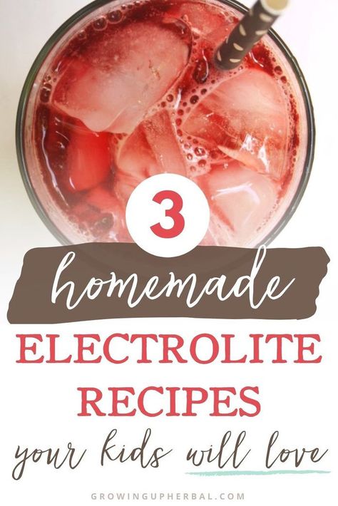 DIY Pedialyte Recipes. This homemade electrolyte drink is bright and fruity. It’s another great one for hot, summer days, but it’s also a great on during viral illnesses because of the vitamin c content it has thanks to the hibiscus flowers. Vitamin c is a great vitamin to increase when sickness arrives. Homemade Pedialyte for Kids | Homemade Electrolyte Drink Recipes How To Get Electrolytes Naturally, Make Your Own Electrolyte Drink, Coconut Electrolyte Drink, At Home Electrolyte Drink, Diy Pedialyte Recipes, Homemade Healthy Drinks, Homemade Electrolytes For Adults, Homemade Pedialyte Recipe, Natural Electrolytes Drink