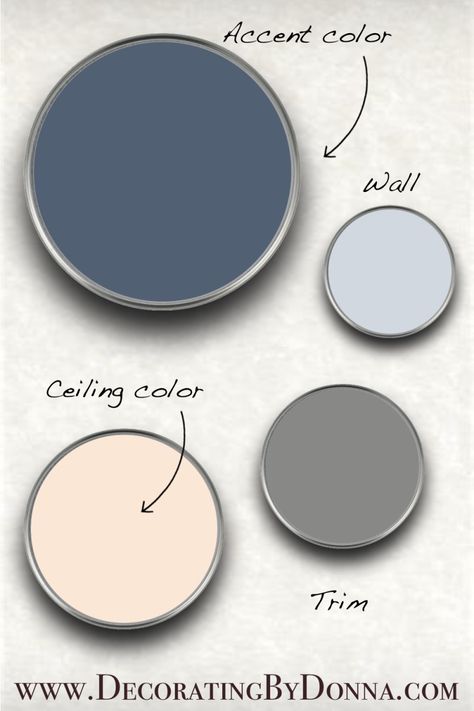 Which Colors Go With Slate Blue? Grey Blue Pallete Color, Slate Blue Bedroom Decor, Bedding For Dark Blue Walls, Slate Blue Living Room Color Scheme, Dark Blue Accent Wall Bedroom Color Pallets, Slate Blue Office Walls, Colors That Go With Slate Blue, Slate Blue Palette, Slate Blue Accent Wall Bedroom