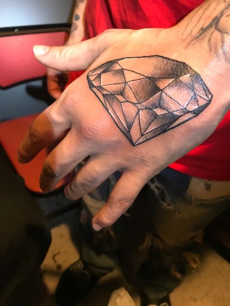 #tattoo #ink #diamond #ideas Diamond Tattoo, Diamond Tattoos, Tattoo Hand, Tattoo Ink, Hand Tattoos, Nail Ideas, Geometric Tattoo, Tattoo Ideas, Diamonds