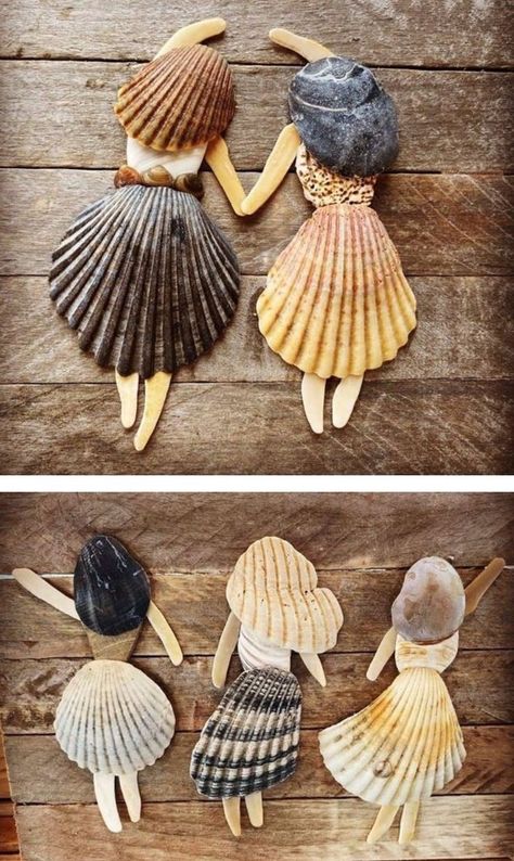 Diy Seashell Crafts, Seashell Art Diy, Shell Artwork, Sea Shells Diy, Beach Themed Crafts, Oyster Shell Crafts, Art Coquillage, Seashell Projects, Shells Diy