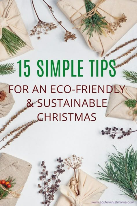 Learn 15 tips for a more eco friendly Christmas and sustainable festive holiday season. Having a zero waste or low waste Christmas doesn’t mean having a zero FUN Christmas! Discover how you can enhance your Christmas season by being environmentally friendly, sustainable, ethical and joyful all at the same time. From eco friendly Christmas gifts, Christmas wrapping and crafts, to sustainable decorations, advent calendars and more. Candle Tips, Zero Waste Holiday, Eco Friendly Gift Ideas, Sustainable Holiday, Sustainable Gift Ideas, Christmas Tips, Gifts For Gardeners, Eco Friendly Christmas, Zero Waste Gifts