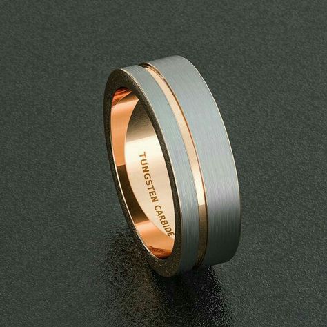 Wedding Ring Gold, Mens Wedding Bands Tungsten, Ring Man, Men's Wedding Bands, Tungsten Wedding Bands, Tungsten Ring, Gold Wedding Rings, Mens Wedding Rings, Men's Rings