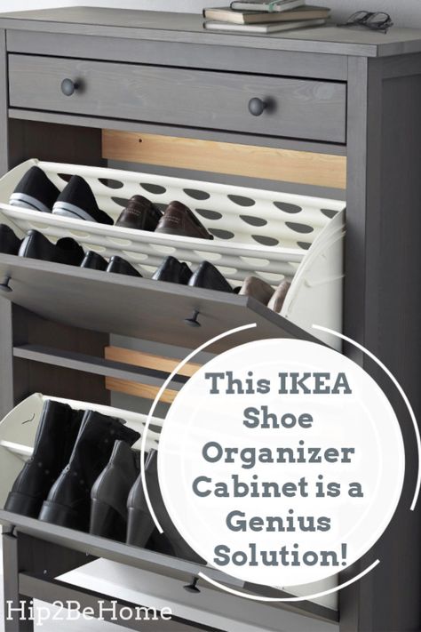 Shoe Organizer Storage Cabinets, Shoe Organizer Entryway Small Spaces, Organizing Shoes In Entryway, Ikea Shoe Organizer, Entry Door Shoe Organizer Ideas, Small Shoe Organizer, Entryway Shoe Organization, Entry Way Ikea Shoe Cabinet, Entry Shoe Cabinet