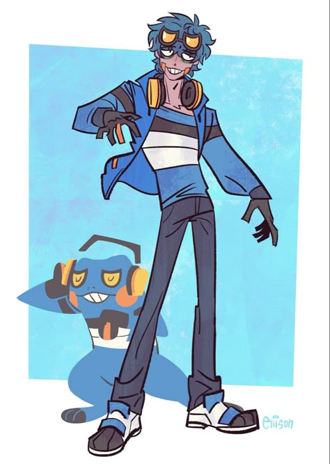 Pokemon Scientist Oc, Pokemon Character Sheet, Pokémon Art Style, Character Design Male Cartoon, Pokemon Oc Art, Pokemon Pose Reference, Pokemon Trainer Poses Reference, Dragon Oc Human Male, Pokemon As Humans