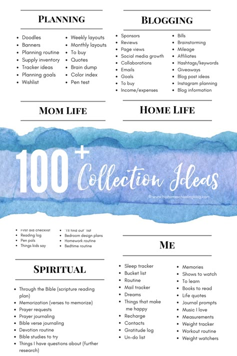 100+ Bullet Journal Collection Ideas (this is a HUGE list and a free printable that you can pop in your planner if you want!). bullet journal collections | bullet journal collection ideas | bullet journal collection layout | bullet journal collection inspiration | bullet journal collection list | bullet journaling | bullet journaling ideas | bullet journal ideas | bujo collections | bujo collection ideas | bujo collection inspiration | bujo collection list Bujo Collections Layout, Bujo Long Term Collections, Bujo Collections Ideas, Bullet Journal Collections Ideas, Bujo Collections, Bullet Journal Guide, Future Log Bullet Journal, Bullet Journal Goals Page Layout, Bullet Journal Collections