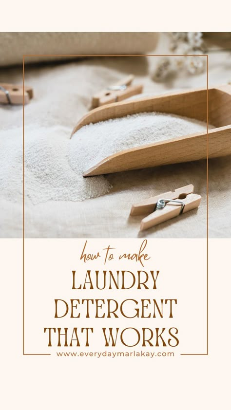 DIY Chemical-Free Laundry Detergent That Works – This easy powder recipe is the best for naturally clean clothes! Made with borax, washing soda, Epsom salt, and baking soda, it’s perfect for a non-toxic, chemical-free laundry routine. Customize your scent and enjoy fresh-smelling laundry. #DIY #Natural #ChemicalFree #LaundryDetergent Clean House In One Day, Natural Laundry Detergent Recipe, Diy Laundry Detergent Powder, Chemical Free Laundry Detergent, Diy Washing Machine, Best Natural Laundry Detergent, Make Laundry Detergent, Homemade Laundry Detergent Powder, Natural Home Cleaners