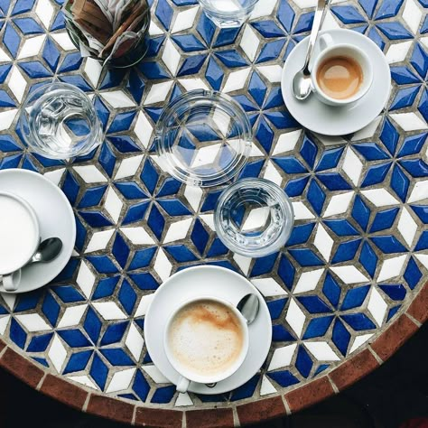 Mosaic Furniture, Tile Table, Cafe Latte, Mosaic Table, Mosaic Ideas, Mosaic Projects, Mosaic Diy, First Coffee, But First Coffee