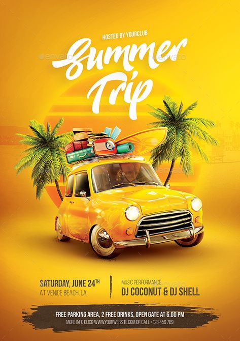 Summer Trip Flyer #AD #Summer, #Ad, #Trip, #Flyer Photoshop Flyer Template, Photoshop Flyer, Logos Retro, Flyers Design, Cb Editing, Cb Background, Travel Poster Design, Graphic Design Flyer, Publicidad Creativa