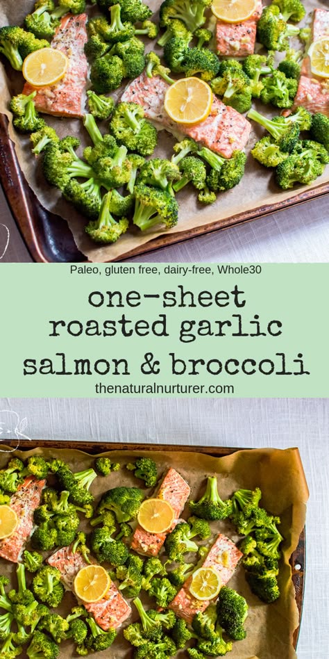 Salmon Broccoli, Salmon And Broccoli, Garlic Butter Salmon, Recipe For Dinner, Butter Salmon, Garlic Salmon, Diner Recept, Recipe 30, Quick Dinner Recipes