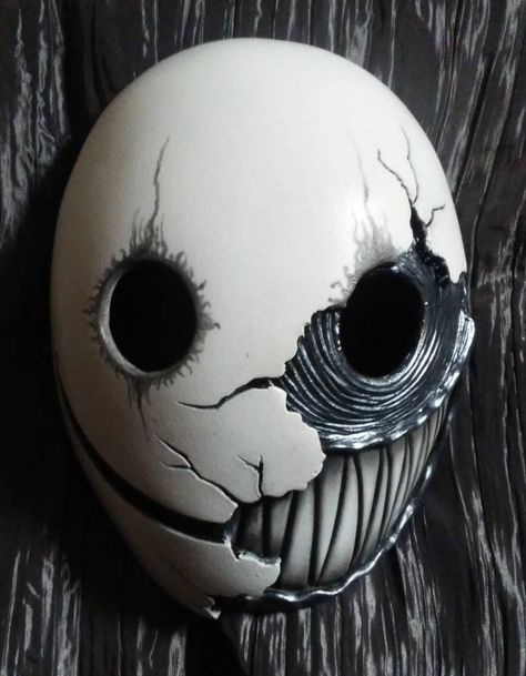 Smile version 2: Resin cast mask | Etsy Handmade White Masks And Prosthetics For Masquerade, Handmade White Masks And Prosthetics, Hand Painted White Mask For Masquerade, Hand-painted White Masks For Masquerade, Hand Painted White Masks For Masquerade, Hand Painted White Mask, Creepy Masks, Mascaras Halloween, Mask Drawing