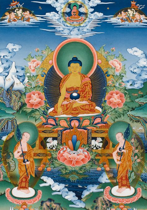 Buddhist Mandala Art, Thangka Painting Of Sikkim, Bhuddist Art, Sikkim Culture Art, Thanka Art, Indian Buddha, Buddhist Thangka, Buddhist Mandala, Buddhist Artwork