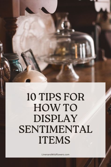 Sentimental Decor Ideas, Memories Shadow Box Ideas, How To Display Tiny Things, Sentimental Keepsakes Ideas, Sentimental Display Ideas, Memory Box Display Ideas, Decorating With Keepsakes, Display Small Items, Silver Repurposed Ideas