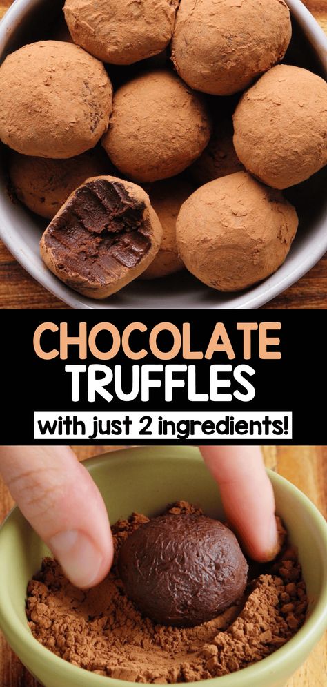 How to make the best chocolate truffle recipe Keto Chocolate Truffles Recipe, Chocolate Cake Truffles Recipe, Chocolate Truffle Dessert, Gluten Free Dairy Free Truffles, Chubby Hubby Truffles, Homemade Chocolate Truffles Easy, Easy Dark Chocolate Truffles, Cocoa Powder Truffles, Chocolate Espresso Truffles