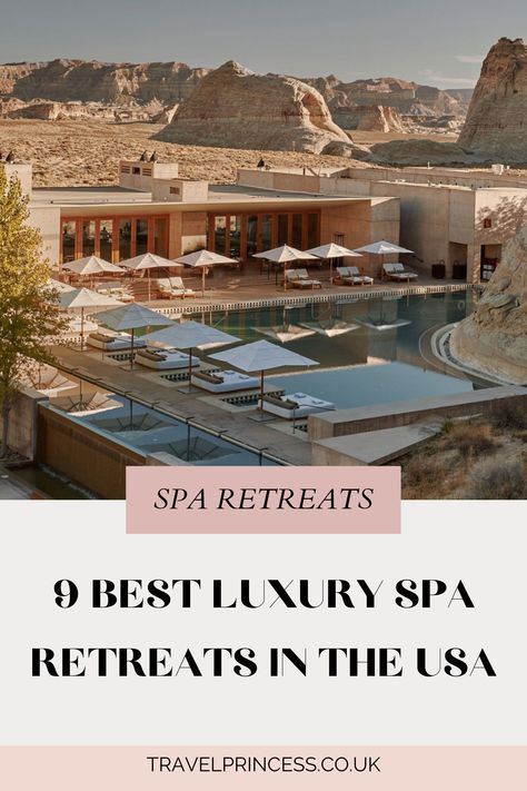 9 Best Luxury Spa Retreats in the USA Best Spa Resorts In The Us, Arizona Resorts, Luxury Spa Resort, Rich Wife, Spa Retreats, Spa Getaways, Spa Trip, Spa Weekend, Spa Resorts