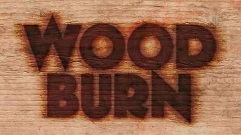 Wood Text Photoshop Tutorials | PSDDude Photoshop Tutorial Text, Photoshop Creative, Photoshop Text Effects, Dremel Projects, Burning Wood, Photoshop Text, Woodburning Projects, Wood Burning Ideas, Blue Lightning