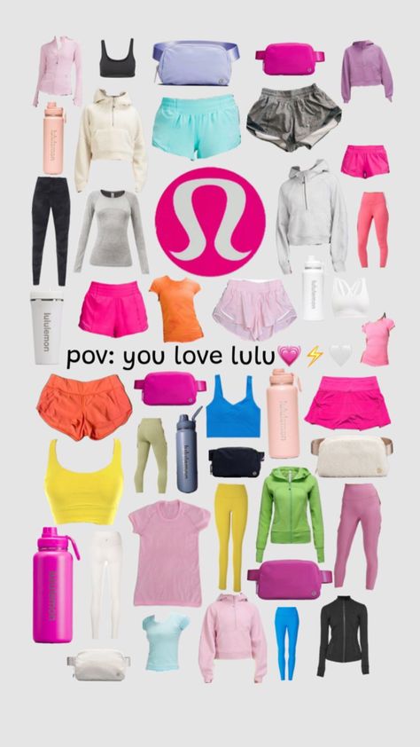 Preppy Things To Get From Lululemon, Lululemon Clothes Aesthetic, Lululemon Starter Pack, Cute Lululemon Outfits Winter, Lulu Lemon Collection, Outfits To Wear With Friends, Preppy Lululemon Outfits Winter, Lulu Lemon Outfits Aesthetic, Lululemon Fits Preppy