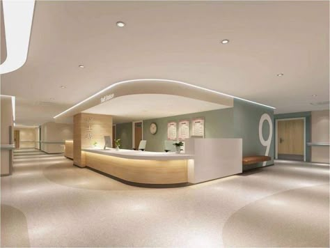 Hospital Clinic Interior, Nurses Station Design, Healthcare Clinic Design, Hospital Design Interior, Modern Hospital Interior, Hospital Lobby Design, Nurse Station Design, Hospital Nurse Station, Hospital Waiting Area