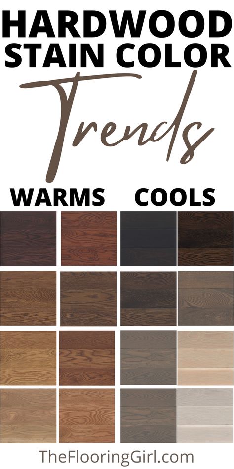 The most stylish stain trends for hardwood floors. Find the most popular hardwood stains. Refinishing Hardwood Floors Stains, Stains For Hardwood Floors, Farmhouse Floor Stain Colors, Stained Hardwood Floors Colors, Stain Colors For Wood Floors, Modern Wood Floor Stain Colors, Hardwood Refinishing Stain Colors, Refinish Floors Hardwood Stain Colors, Dark Wood Floor Stain Colors