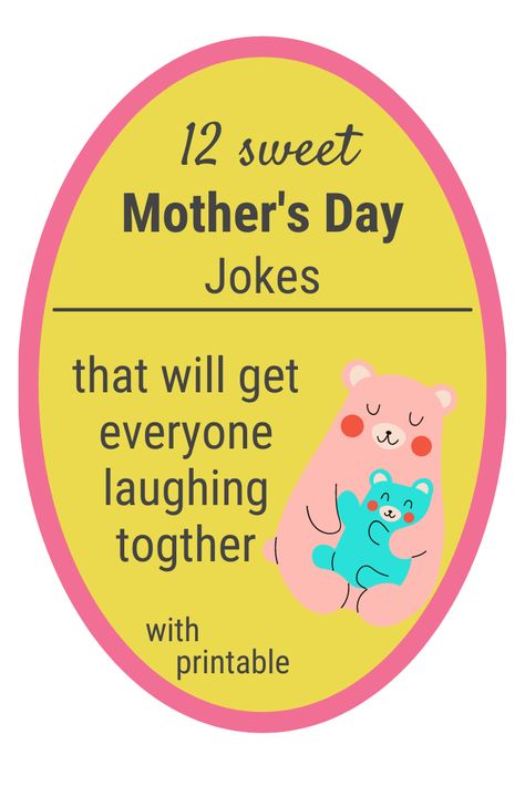 These 12 Super Sweet Mother's Day Jokes are the perfect way to get your kids laughing with you. ((AND THEY'RE PRINTABLE!!)) Pranks For Parents, Grandma Jokes, Highly Motivational Quotes, April Fools Pranks For Kids, Cute Mothers Day Quotes, Mothers Day Puns, Happy Mother's Day Funny, Mothers Day Post, End Of Year Teacher Gifts