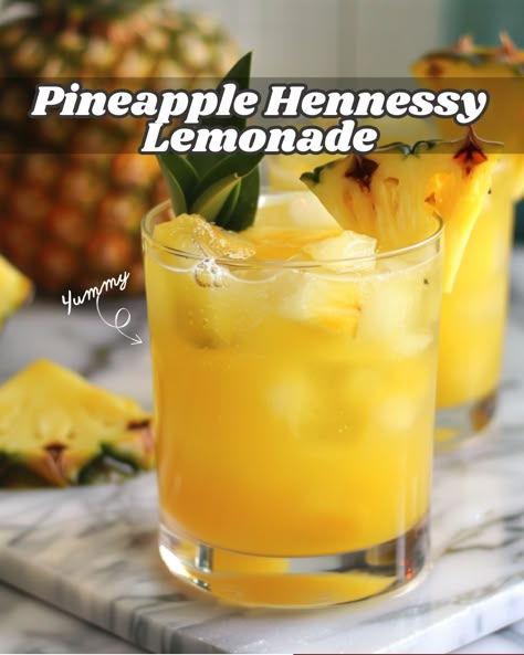 Hennessy Lemonade, Hennessy Drinks, Hennessy Cognac, Alcholic Drinks, Cocktail Drinks Alcoholic, Mixed Drinks Alcohol, Yummy Alcoholic Drinks, Refreshing Drinks Recipes, Liquor Drinks