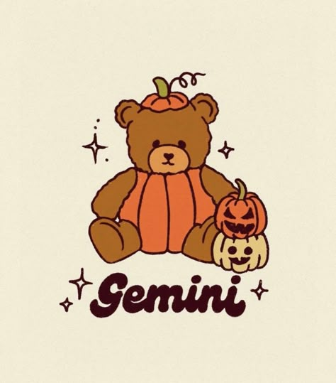 Wallpaper For Smart Watch, Cute Bear Drawings, Astrology Art, Dope Cartoon Art, Kawaii Halloween, September 7, Zodiac Art, Gemini Zodiac, Anatomy Art