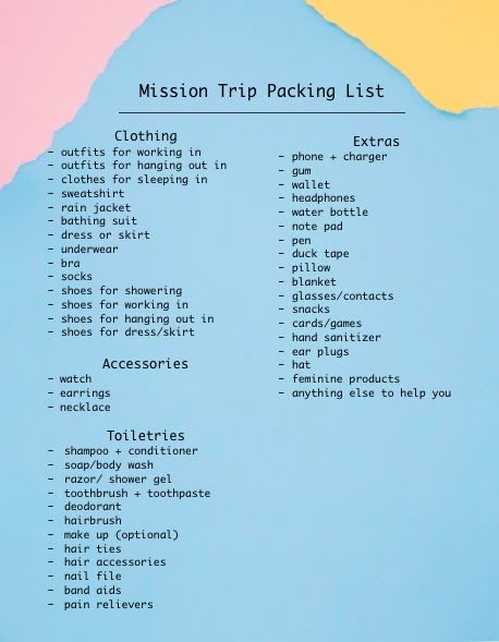 Things To Bring On A Mission Trip, Mission Trip Aesthetic Outfit, Uganda Packing List, Mission Trip Outfits Honduras, What To Pack On A Mission Trip, Packing For A Mission Trip, Ecuador Outfit Packing Lists, What To Wear On A Mission Trip, Medical Mission Trip Aesthetic