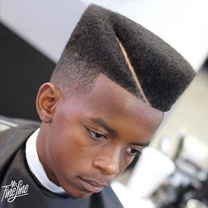 high top boys faded haircut design Box Haircut, High Top Haircut, Boys Haircuts With Designs, Boys Fade Haircut, Fade Haircut Designs, Black Haircut, Black Boys Haircuts, Black Men Hair, Top Hairstyles For Men