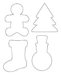 Scalloped Christmas Tree Pattern, Christmas Ornaments Cutouts, Stencil Shapes Templates, Holiday Shapes Free Printable, Christmas Shape Templates Free Printable, Christmas Decoration Templates, Templates For Christmas Decorations, Christmas Ornament Cutouts Printable, Simple Christmas Shapes